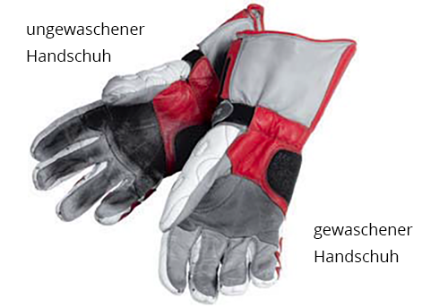 Handschuhvergleich Waschung